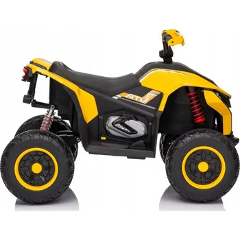 Dětské elektrovozidlo Žlutá čtyřkolka s rychlým Autíčko