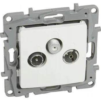 Elektrická zásuvka Anténní zásuvka nástěnná Legrand bílá