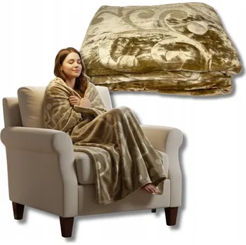 deka Hrubá deka 160x200 Přehoz ELEGANTNÍ Lisovaný V KUFRU Měkoučká TEPLÁ