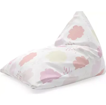 Sedací pytel Sablio Sedací vak Triangl Barevné obláčky: 120 x 100 x 100 cm
