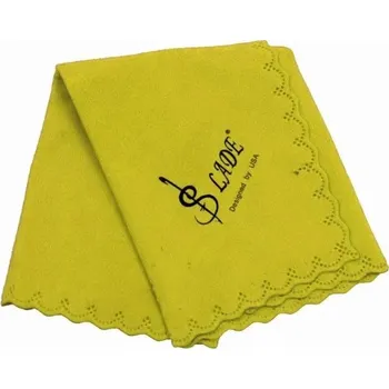 Kytara Čisticí hadřík 34 x 34 cm na saxofon klarinet trumpetu flétnu pikolu hoboj Bavlněná tkanina s vysokou savostí Univerzální příslušenství pro nástroje žlutá