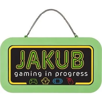 Party dekorace ALBI Neonová cedulka se jménem - Jakub