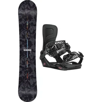 Snowboarding Snowboard set Gravity Sirene black 25/26