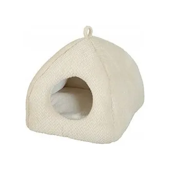 Pelíšek pro kočku ZOLUX Olympe igloo pro kočky Pelíšek 41x41x33cm krémový