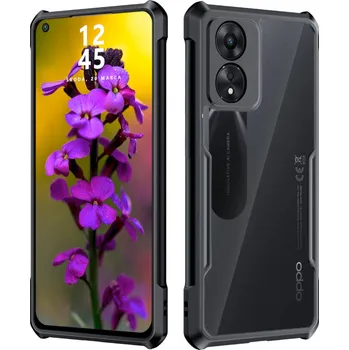 Pouzdro na mobilní telefon Zadní Kryt RCBR pro Oppo A78 4G ACRYLIC PANCER CASE průhledný