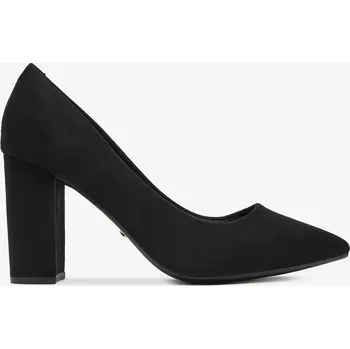 Dámské lodičky Deezee Dámské lodičky na nízkém sloupkovém podpatku černé 40