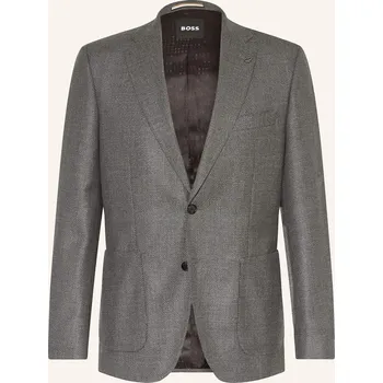 Pánské sako Boss Pánské Sako Janson Regular Fit Z Merino Vlny, šedá, 56