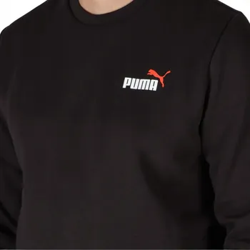 Pánská mikina SPORTOVNÍ PÁNSKÁ MIKINA DRESOVÁ PŘES HLAVU BEZ KAPUCE PUMA ESS+ MALÉ LOGO L