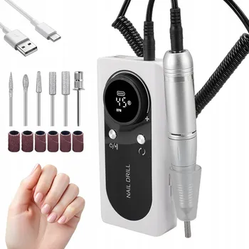 IP kamera FRÉZKA NA NEHTY 45000RPM S DISPLEJEM PRO ODSTRANĚNÍ ZTVRDÉ KŮŽE