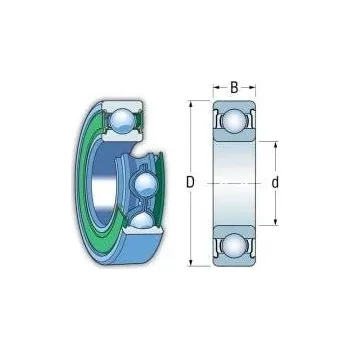 Ložisko 6700 (10x15x4) Krytí: ZZ