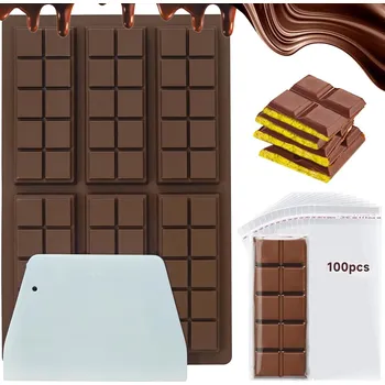 Nádoba na pečení 1x FORMA NA DUBAJSKOU ČOKOLÁDU Silikonová Forma na Čokoláda