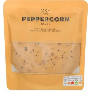 Omáčka Marks & Spencer Krémová pepřová omáčka s máslem a brandy