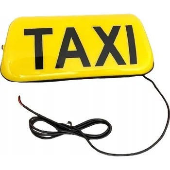 Stojací lampa Kohout taxi LED rampa maják výstražné světlo žluté podsvícené pro taxi