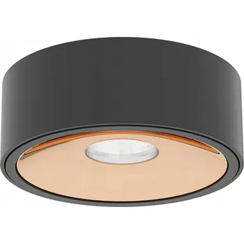 Stropní Svítidlo stropní svítidlo tuba NEO 1 černá zlatá do šatny haly glamour