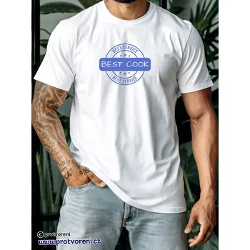 Dámské tričko Trička s potiskem Tričko s potiskem, BEST COOK - nejlepší kuchař, 1 ks zvolte VELIKOST textilu ZDE:: M- velikost typ Beagle