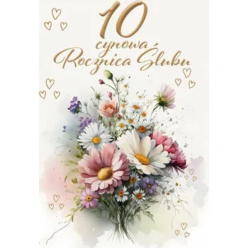 Přání k výročí svatby – 10 let. Trend