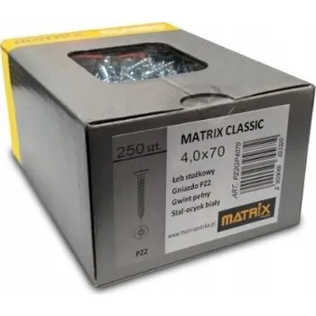 Vrták Vruty do dřeva Matrix 4 x 70 mm 250 ks