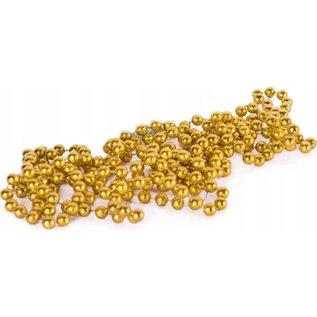 Vánoční dekorace Zlatý řetěz s perličkami – Vánoční dekorace 270 cm