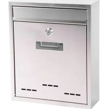 Poštovní schránka Schránka poštovní FLATBOX 260 x 90 x 310 mm, nerezová
