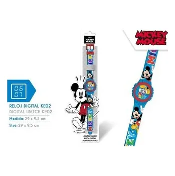 Set školních potřeb Zegarek Cyfrowy KE02, Clip Strip Mickey, Kids