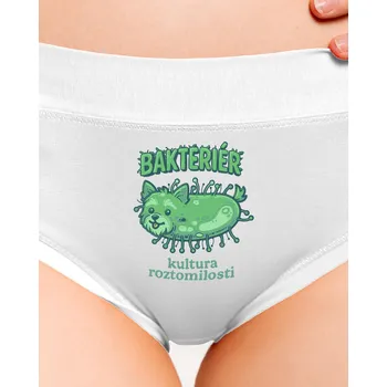 Souprava dámského spodního prádla Bastard Bakteriér dámské kalhotky White