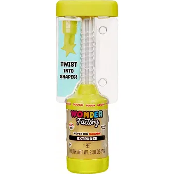Set školních potřeb Masa plastyczna Wonder Factory Never Dry Dough žlutá