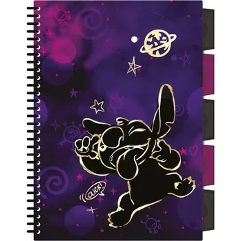 Set školních potřeb Kołonotes B5 100 k. kratka Project Book Disney Gold Stitch wzór 2 CoolPack, Patio