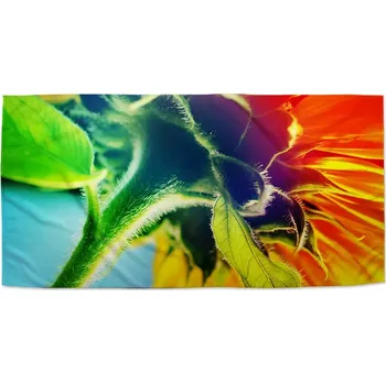 Osuška Sablio Ručník Duhová květina - 50x100 cm