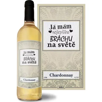 Sablio Bílé víno Já mám nejlepšího bráchu na světě: 0,75 l
