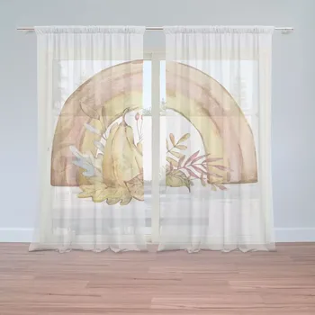 Záclona Sablio Záclony Podzimní duha: 2ks 150x250cm