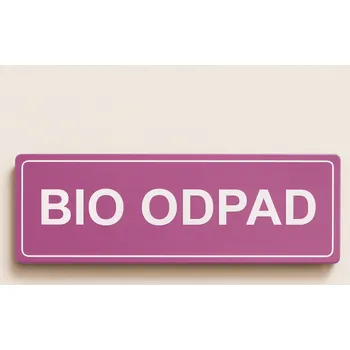 Venkovní odpadkový koš Traiva s.r.o. Tříděný odpad Bio odpad Verze: Plast 290 x 100 mm tl. 0.5 mm - Kód: 03135