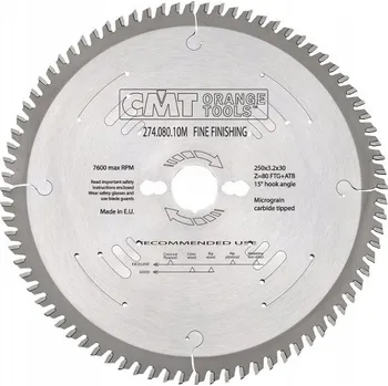 Pilový kotouč CMT pilový kotouč na lamino, PVC, dýhy 300x30 100 zubů