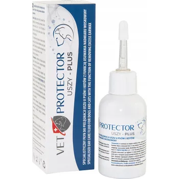 Kosmetika pro psa JM Sante Vet Protector Uszy-Plus čistič uší pro psy a kočky 50 ml