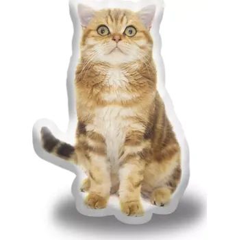 Polštář Sablio 3D polštář ve tvaru Kočička