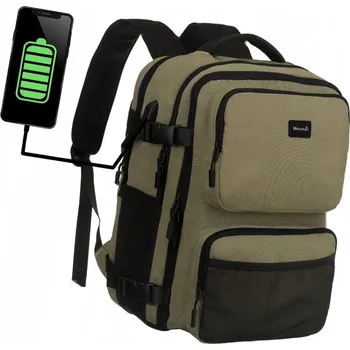 Městský batoh Městský batoh Himawari na výlety, do školy, spousta kapes, USB