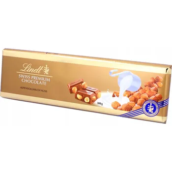 Čokoláda Lindt mléčná Čokoláda s ořechy 300 g