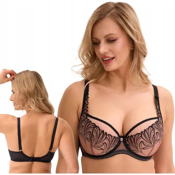 Podprsenka Gaia podprsenka polovyztužená černá velikost 85E