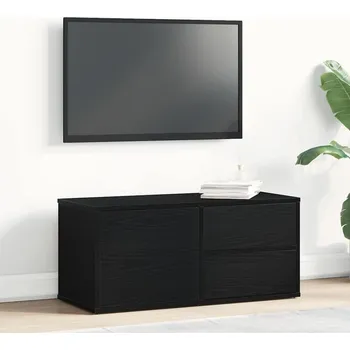 Televizní stolek vidaXL Televizní skříň Černý dub 80 x 34 x 36 cm kompozitní dřevo [862483]