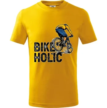Chlapecké tričko BikeHolic - Tričko dětské bavlněné - 98 cm / 2 roky ( Žlutá )