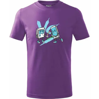 Generační válka - Tričko dětské bavlněné - 158 cm/12 let ( Fialová )