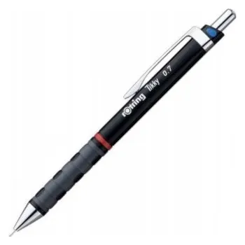 Grafitová tužka Automatická tužka s gumou Rotring, mechanická tužka, profesionální tužka HB 1 ks