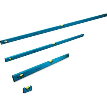 Vodováha Sada odolných vodováh Magnetické vodováhy 10 / 80 / 150 / 180cm sada M19479