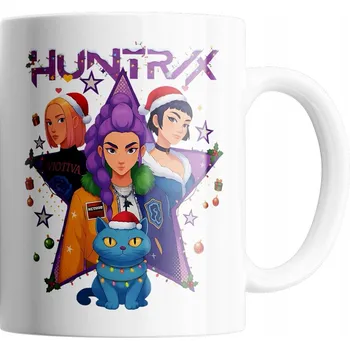 VÁNOČNÍ HRNEK KPOP DEMON HUNTERS DÁREK HUNTRX KERAMICKÉ HRNKY