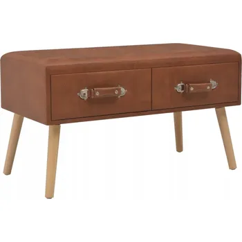 Lavice s úložným prostorem Greatstore 80 x 46 x 40 cm hnědá