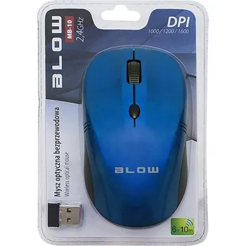Myš Optická Myš Bezdrátová BLOW MB-10 modrá