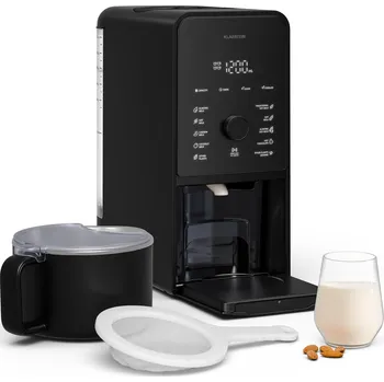 Šlehač mléka Klarstein Marcia Touch 400W 0.8L Výrobník Rostlinného Mléka Černá (10047620)