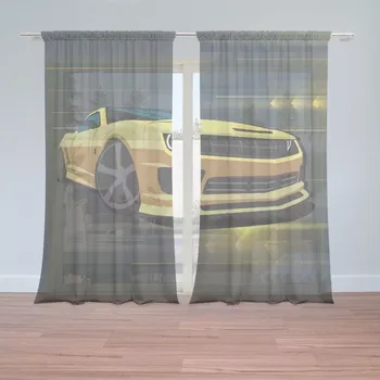 Záclona Sablio Záclony Chevrolet Camaro Pruhy: 2ks 150x250cm