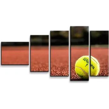 Obraz Sablio Obraz - 5-dílný Tennis - 100x60 cm