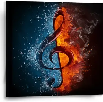 Obraz Sablio Obraz Ohnivý klíč - 50x50 cm