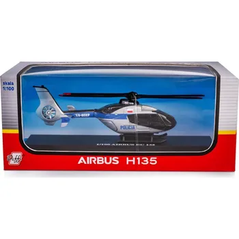 autíčko záchranný policejní vrtulník airbus ec135 1:100 kovový model